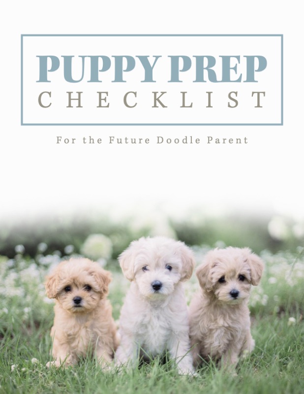 The Real Doodle Co. Puppy Prep Checklist cover